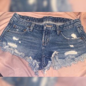Denim shorts